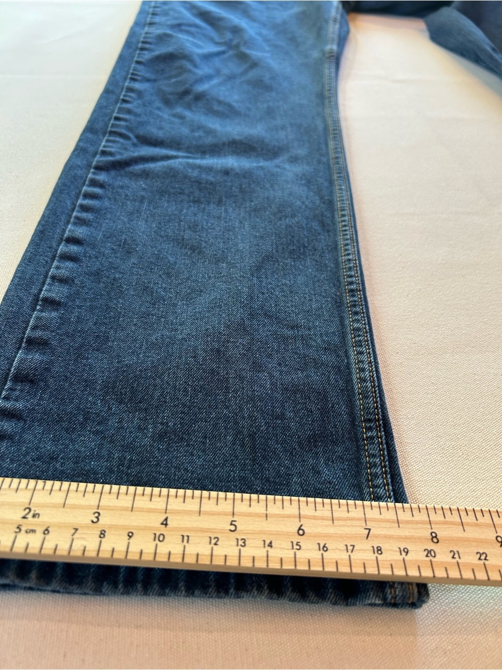 Levi's 505 Regular Fit Straight Leg Men's Blue Jeans 34x32 - Picture 10 of 10